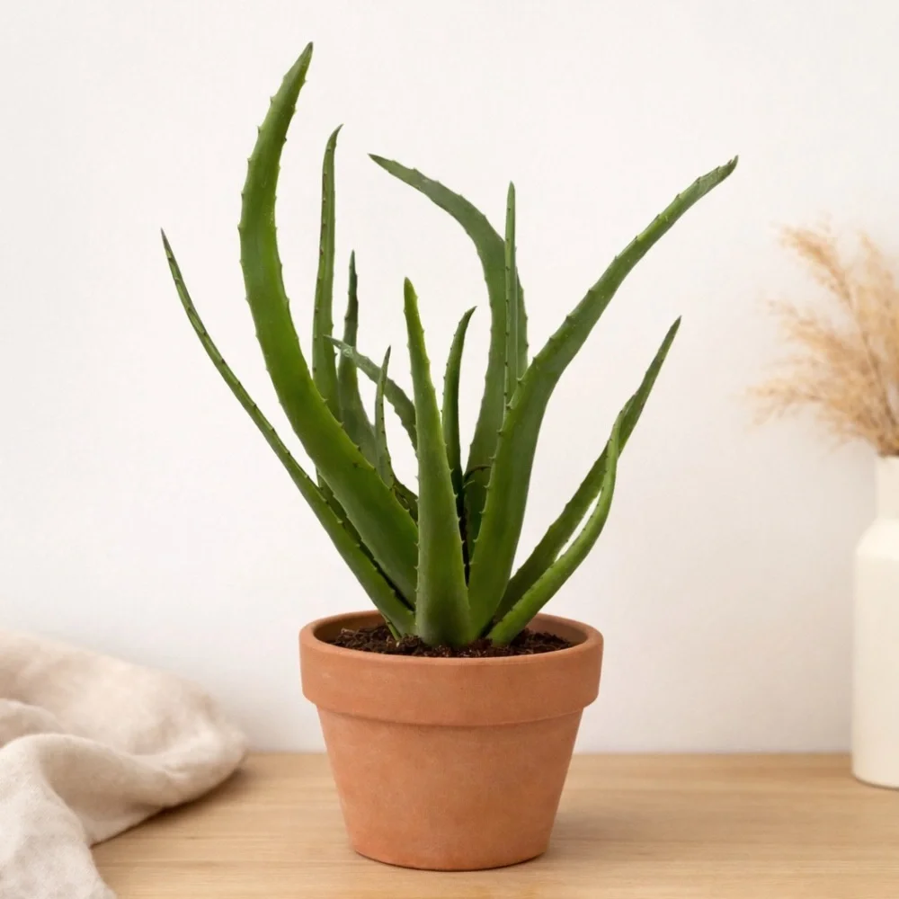 Faux‎ Aloe Vera Plant Tropical Succulent Indoor Decor 30” Tall